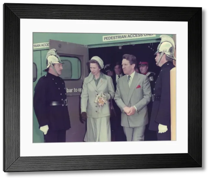 : Princess Anne at the Birmingham Fire Show : Princess Anne at the Birmingham Fire Show