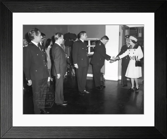 : Queen Elizabeth II visits LFB Headquarters, Lambeth : Queen Elizabeth II visits LFB Headquarters, Lambeth