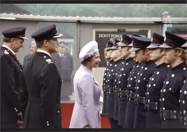Queen Elizabeth II and Prince Philip at Lambeth Pier