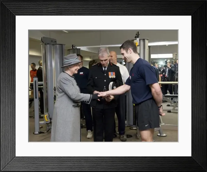 Framed Print : Queen Elizabeth II opening the new LFB Headquarters Framed Print : Queen Elizabeth II opening the new LFB Headquarters
