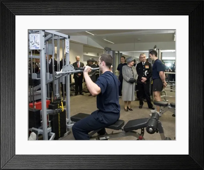 Framed Print : Queen Elizabeth II opening the new LFB Headquarters Framed Print : Queen Elizabeth II opening the new LFB Headquarters