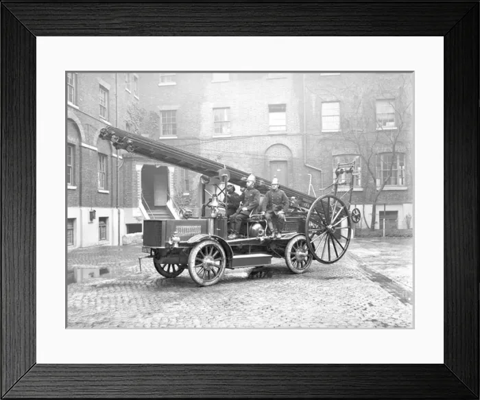 Framed Print : LCC-LFB battery-electric pump-escape at Southwark HQ