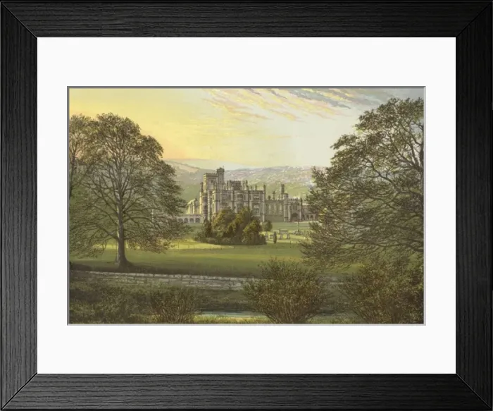 Framed Print : Ilam Hall / Staffs / 1879 Framed Print : Ilam Hall / Staffs / 1879
