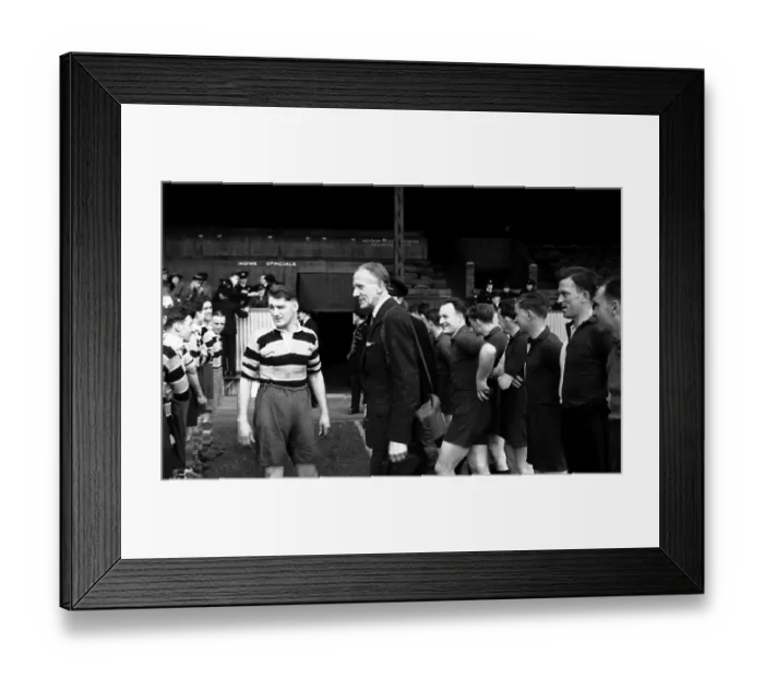 Framed Print : LFS versus Free French Football match, WW2 Framed Print : LFS versus Free French Football match, WW2
