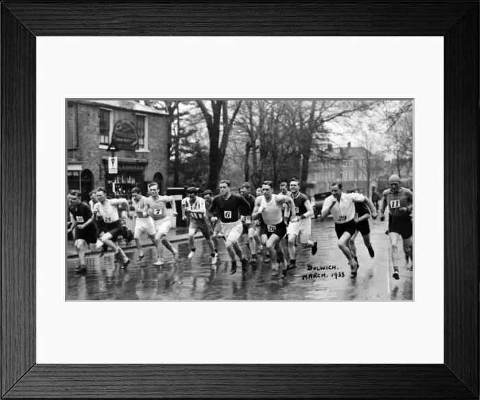 Framed Print : London Fire Brigade running race in Dulwich Framed Print : London Fire Brigade running race in Dulwich