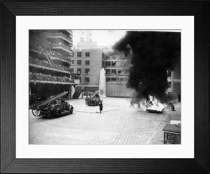 Framed Print : Ladder demonstration at Annual Review, Lambeth HQ Framed Print : Ladder demonstration at Annual Review, Lambeth HQ