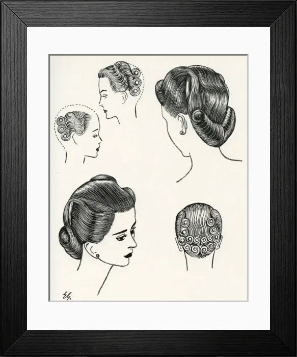 Framed Print : V-shaped roll 1940s Framed Print : V-shaped roll 1940s
