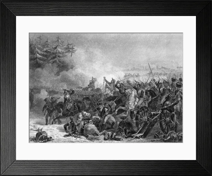 Framed Print : Napoleonic / Eylau Battle Framed Print : Napoleonic / Eylau Battle