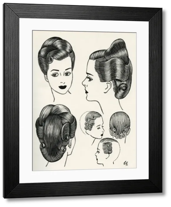 Framed Print : Classical style of the 1940s Framed Print : Classical style of the 1940s