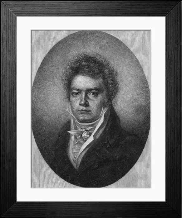 Framed Print : Beethoven / Century Mag Framed Print : Beethoven / Century Mag