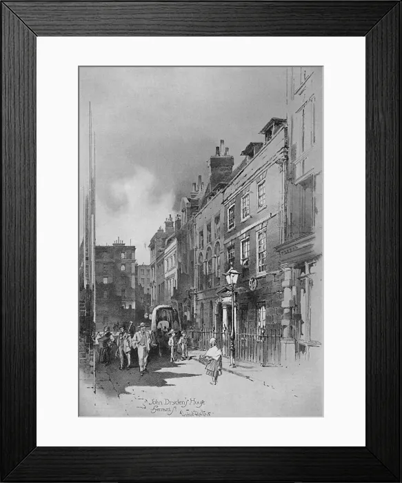 Framed Print : Gerrard Street, London, 1901 Framed Print : Gerrard Street, London, 1901