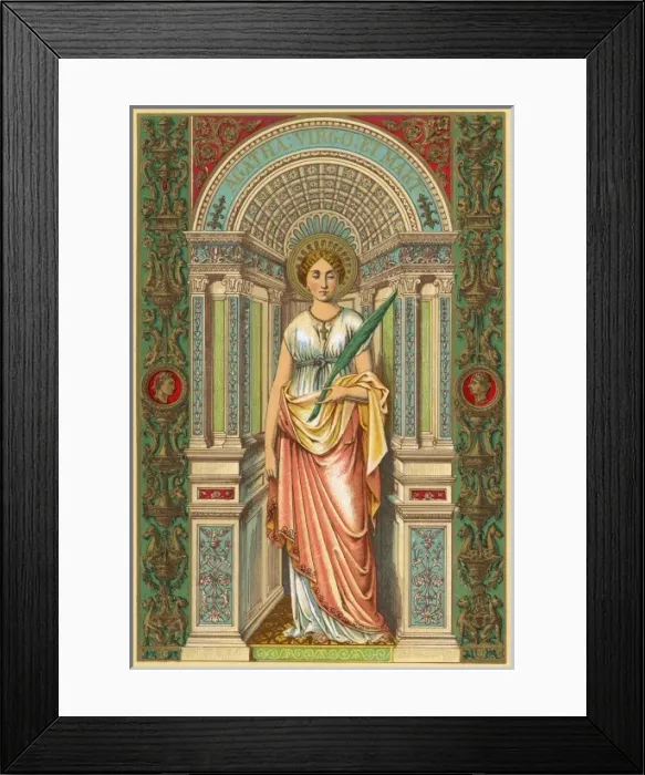 Framed Print : Saint Agatha Framed Print : Saint Agatha