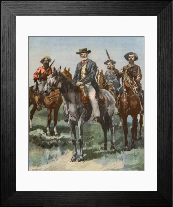 Framed Print : General De Wet during the Boer War Framed Print : General De Wet during the Boer War