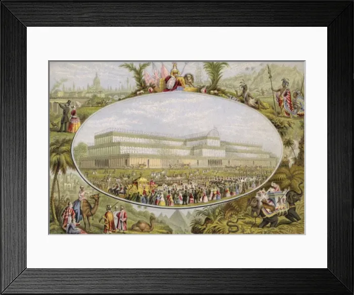 Framed Print : General view of the Great Exhibition of 1851 Framed Print : General view of the Great Exhibition of 1851