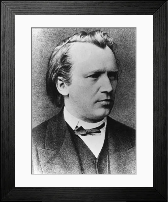 Framed Print : Johannes Brahms, German composer Framed Print : Johannes Brahms, German composer