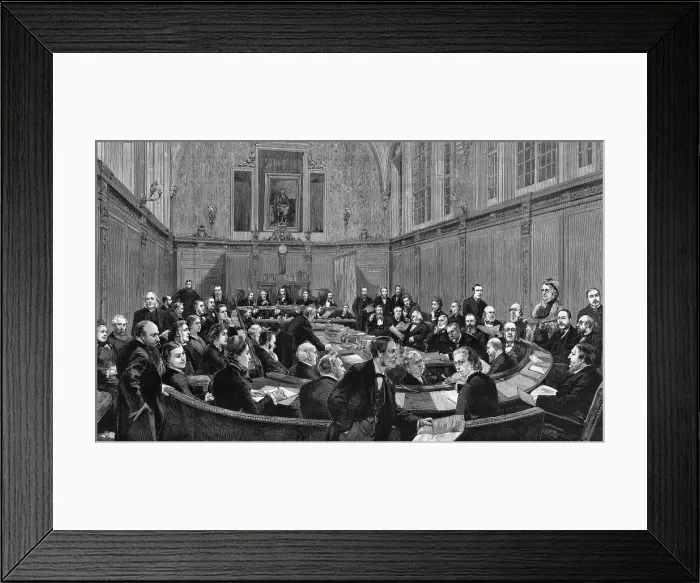 Framed Print : Meeting of the London School Board Framed Print : Meeting of the London School Board