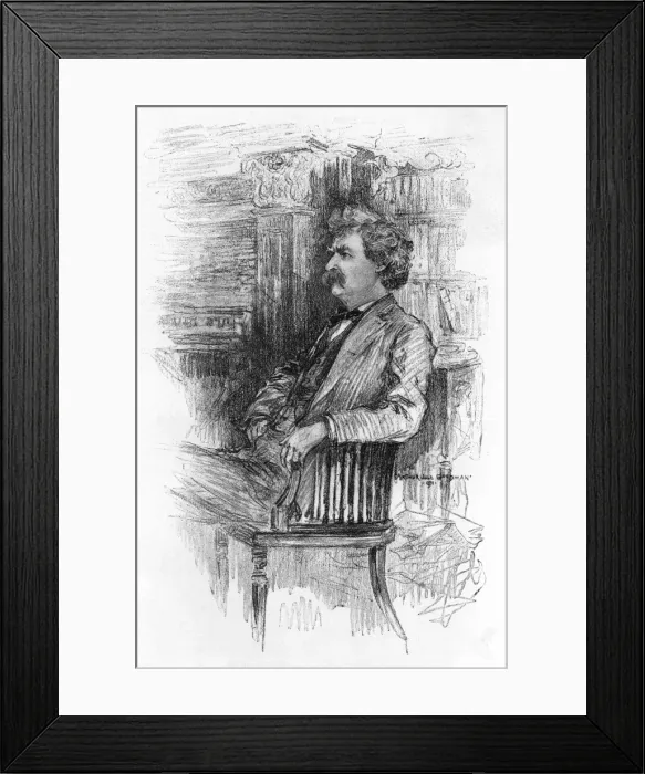 Framed Print : Mark Twain (Goodman) Framed Print : Mark Twain (Goodman)