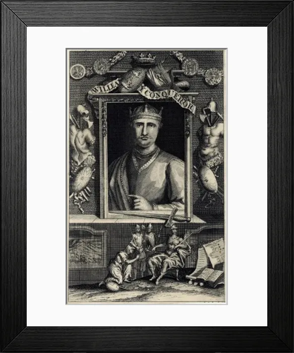 Framed Print : William I (Vertue 2) Framed Print : William I (Vertue 2)