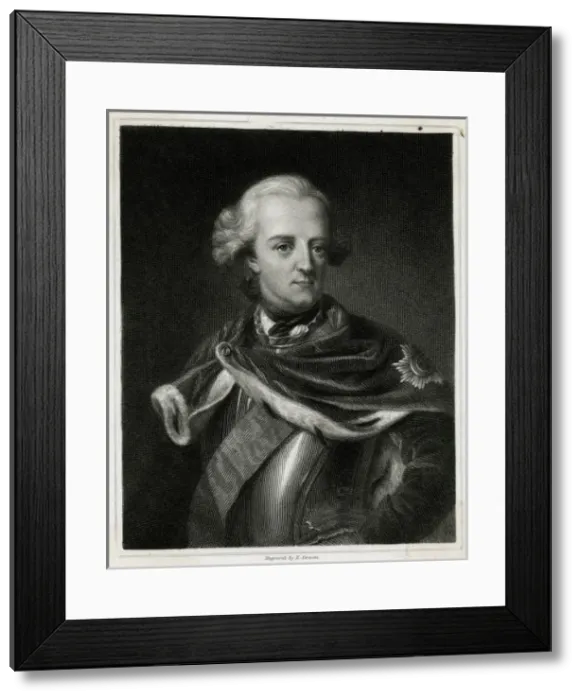 Framed Print : Friedrich II (Vanloo) Framed Print : Friedrich II (Vanloo)