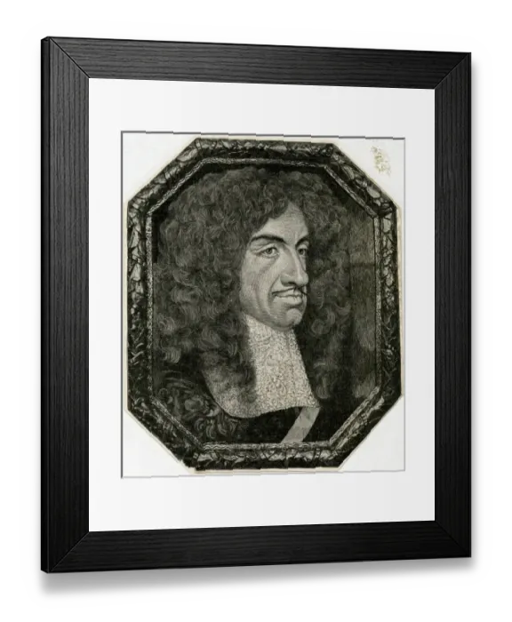 Framed Print : Charles Ii / Wissing Framed Print : Charles Ii / Wissing