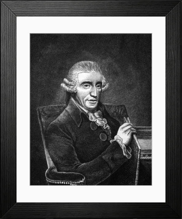 Framed Print : Joseph Haydn / In Chair Framed Print : Joseph Haydn / In Chair