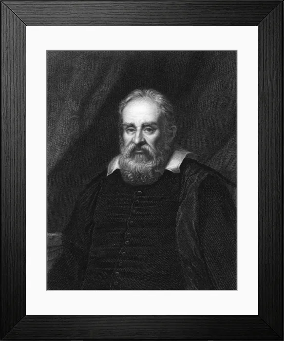 Framed Print : Galileo Galilei, Italian astronomer Framed Print : Galileo Galilei, Italian astronomer