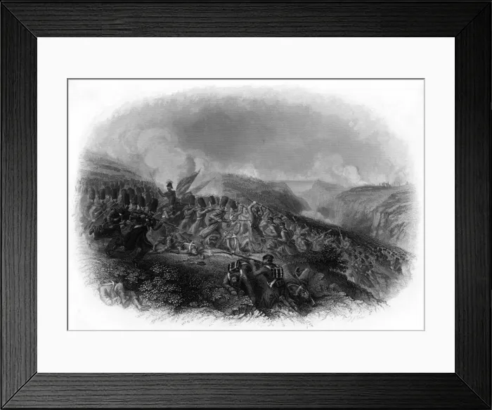 Framed Print : Crimea / Inkerman Nov 1854 Framed Print : Crimea / Inkerman Nov 1854