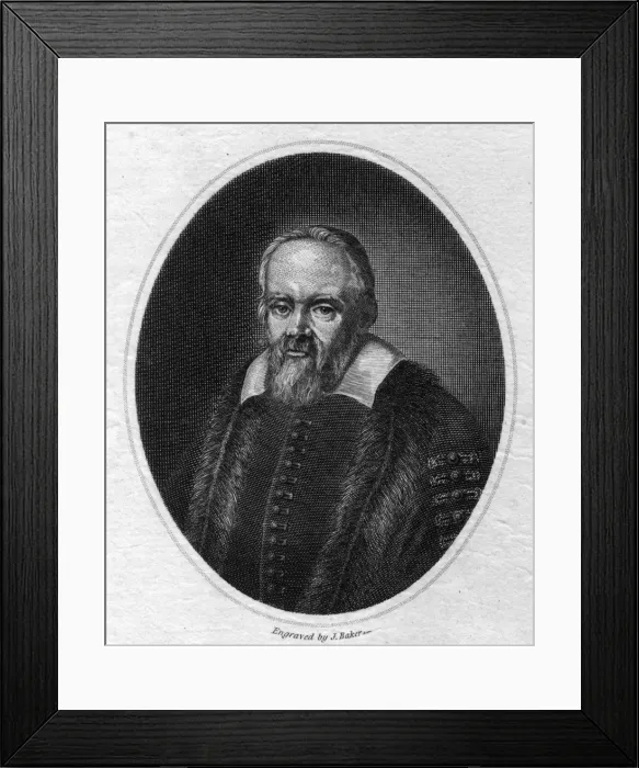 Framed Print : Galileo Galilei, Italian astronomer Framed Print : Galileo Galilei, Italian astronomer