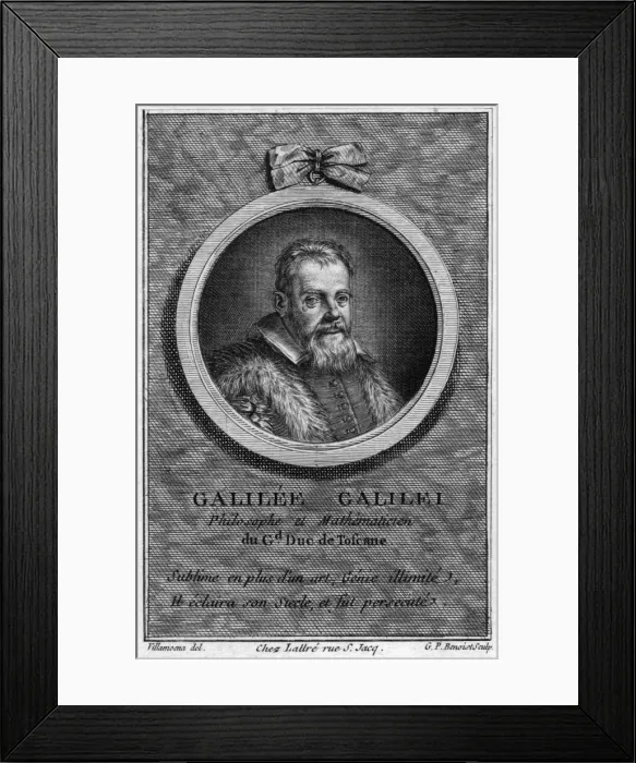 Framed Print : Galileo Galilei, Italian astronomer Framed Print : Galileo Galilei, Italian astronomer