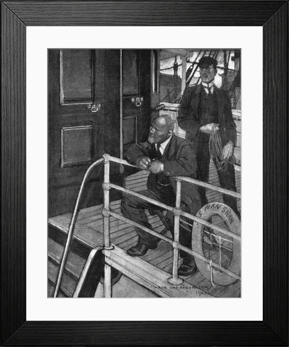 Framed Print : Conrad / Typhoon / On Deck Framed Print : Conrad / Typhoon / On Deck