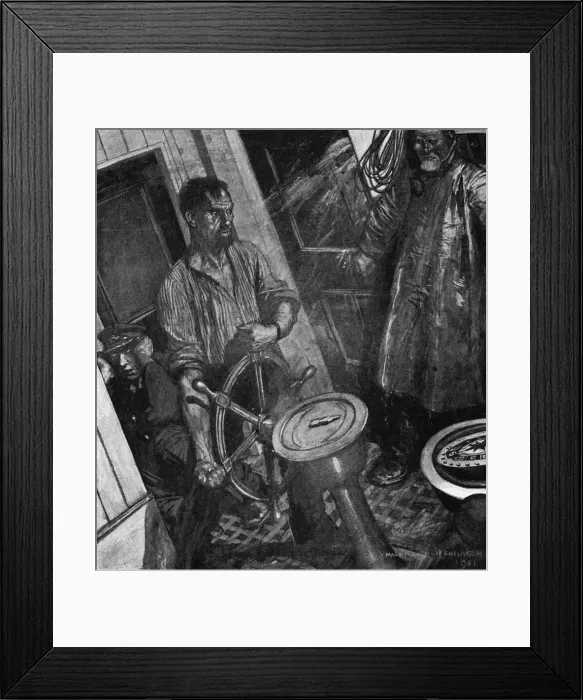 Framed Print : Conrad / Typhoon / Helm Framed Print : Conrad / Typhoon / Helm