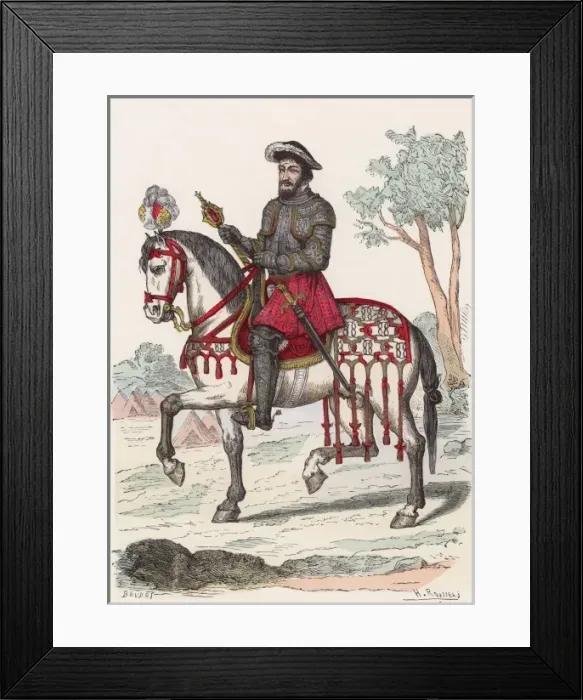 Framed Print : Francois I / France / Beudet Framed Print : Francois I / France / Beudet