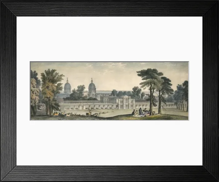 Framed Print : Rail in Greenwich Park Framed Print : Rail in Greenwich Park