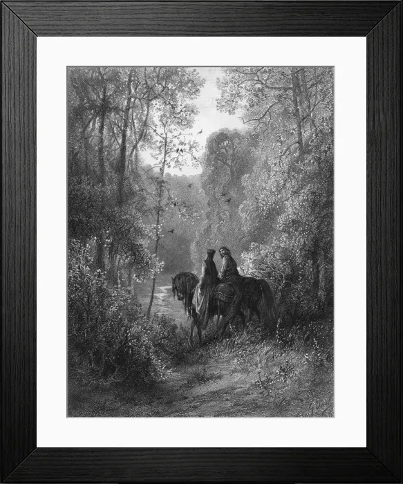 Framed Print : Dawn of Love / Lancelot Framed Print : Dawn of Love / Lancelot