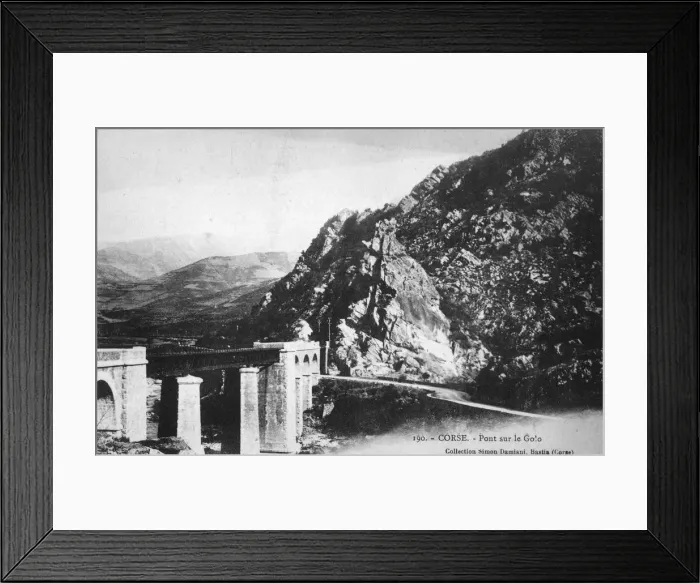 Framed Print : Corsica / Golo River C1912 Framed Print : Corsica / Golo River C1912
