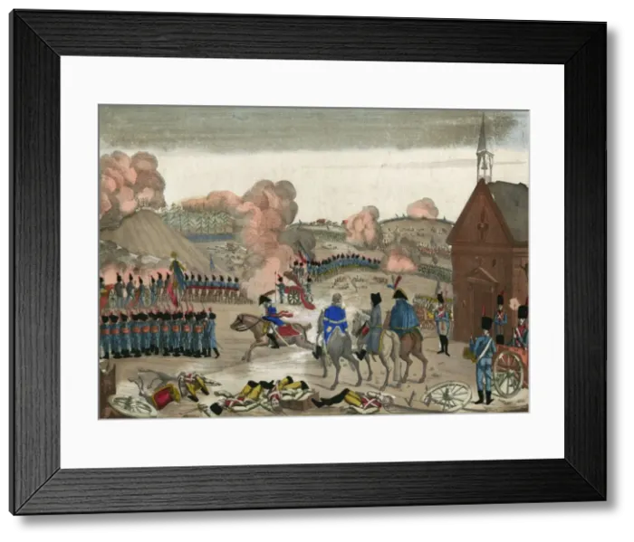 Framed Print : Battle of Eylau (Anon) Framed Print : Battle of Eylau (Anon)