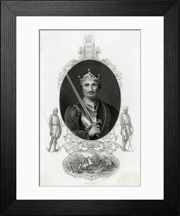 Framed Print : WILLIAM I 1027-1087 Framed Print : WILLIAM I 1027-1087
