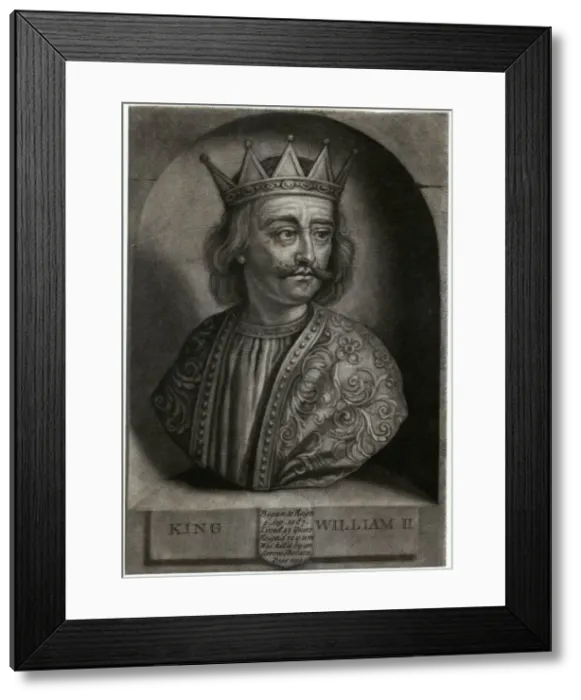 Framed Print : William Ii / Anon Eng Framed Print : William Ii / Anon Eng