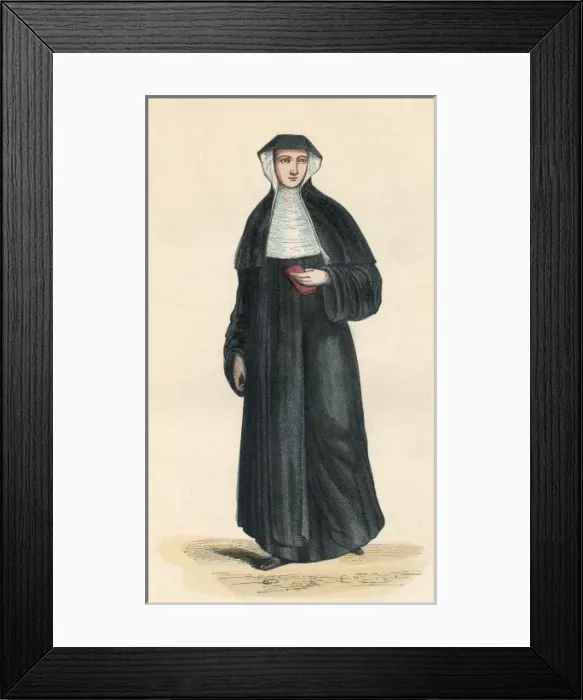 Framed Print : Augustinian Nun Framed Print : Augustinian Nun