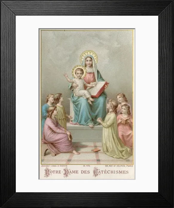 Framed Print : Notre-Dame / Catechisms Framed Print : Notre-Dame / Catechisms