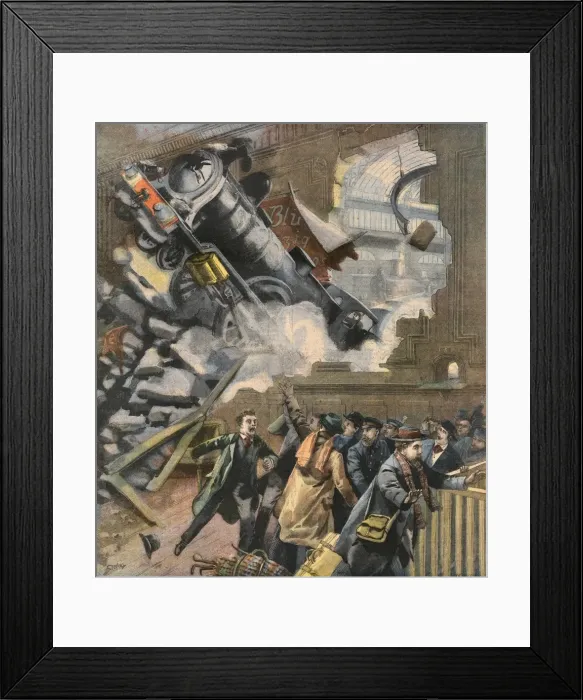 Framed Print : Orient Express Accident Framed Print : Orient Express Accident