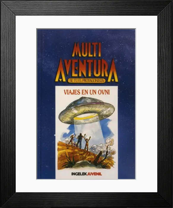 Framed Print : Ufos / Books / Aventura Framed Print : Ufos / Books / Aventura