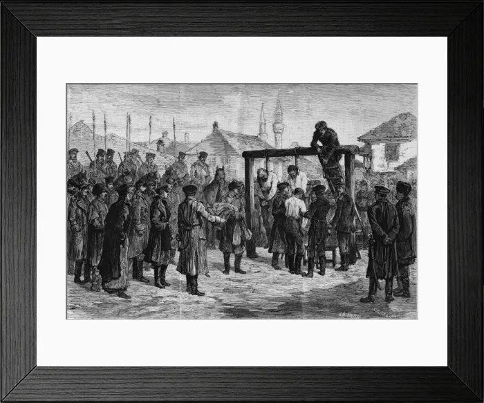 Framed Print : Polish Officers Hanged Framed Print : Polish Officers Hanged