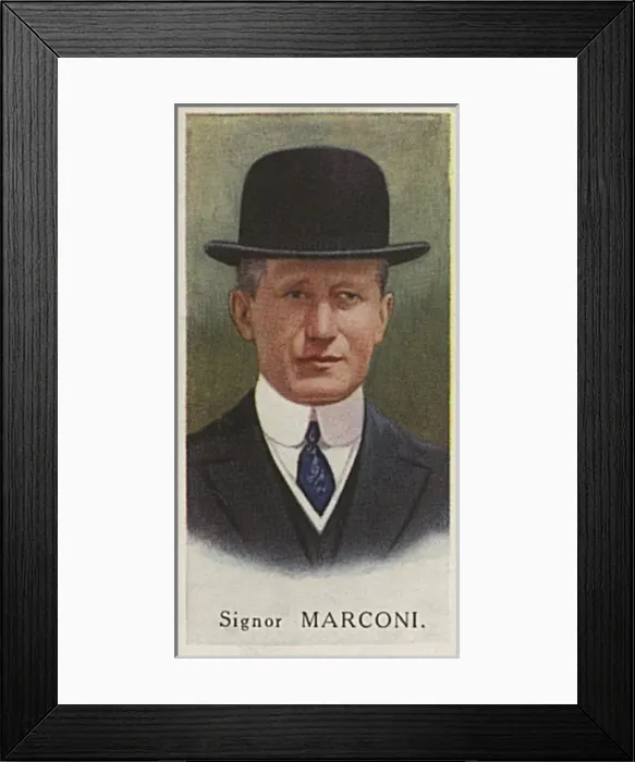 Framed Print : Marconi (Cig. Card 2) Framed Print : Marconi (Cig. Card 2)