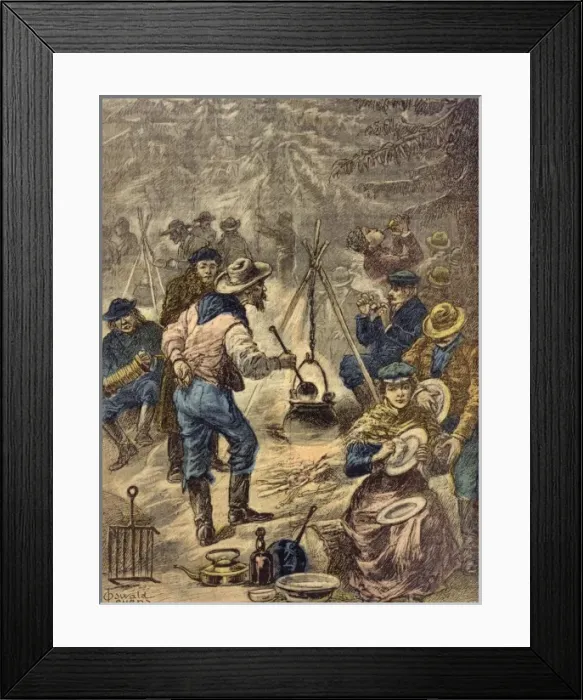 Framed Print : The Klondike in Colour Framed Print : The Klondike in Colour