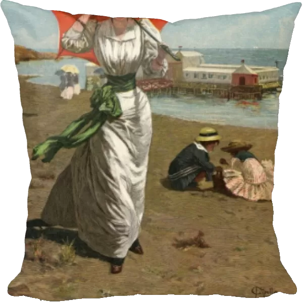 Lady on Beach 1894