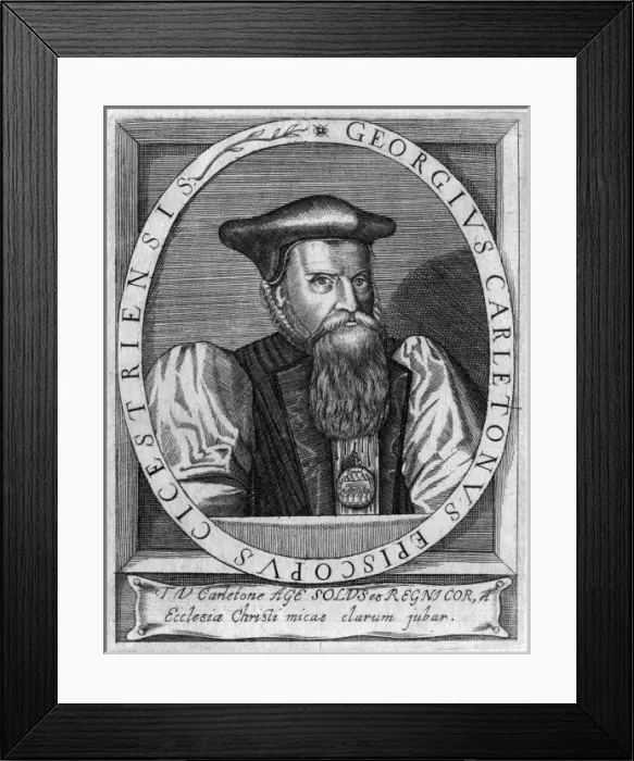 Framed Print : George Carleton, Bishop Framed Print : George Carleton, Bishop