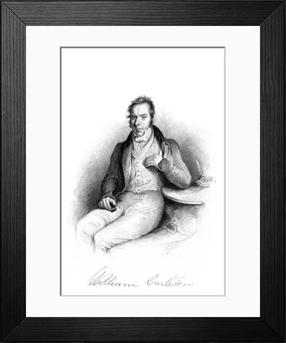 Framed Print : William Carleton, Writer Framed Print : William Carleton, Writer