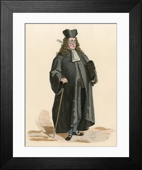 Framed Print : French Solicitor / 1725 Framed Print : French Solicitor / 1725