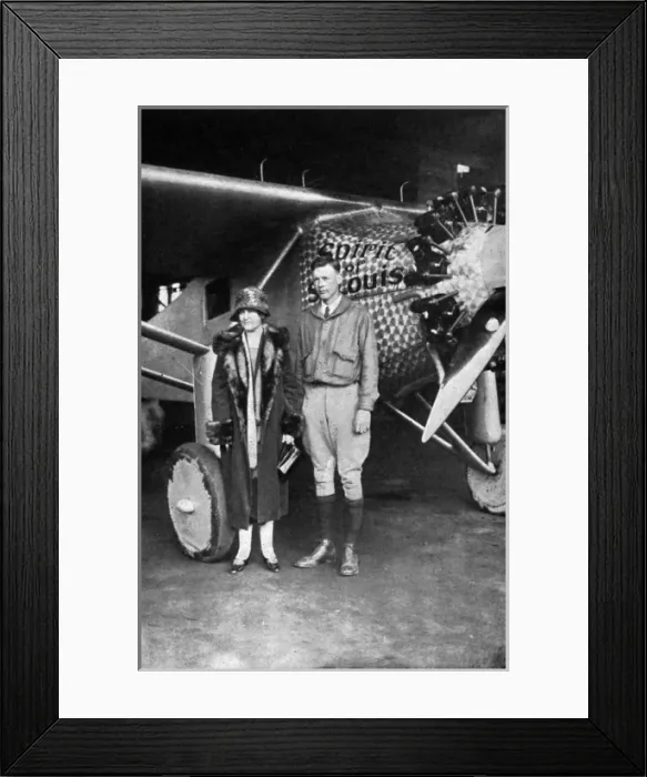 Framed Print : Lindbergh, Louis & Mum Framed Print : Lindbergh, Louis & Mum